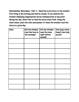 Story Data Form.